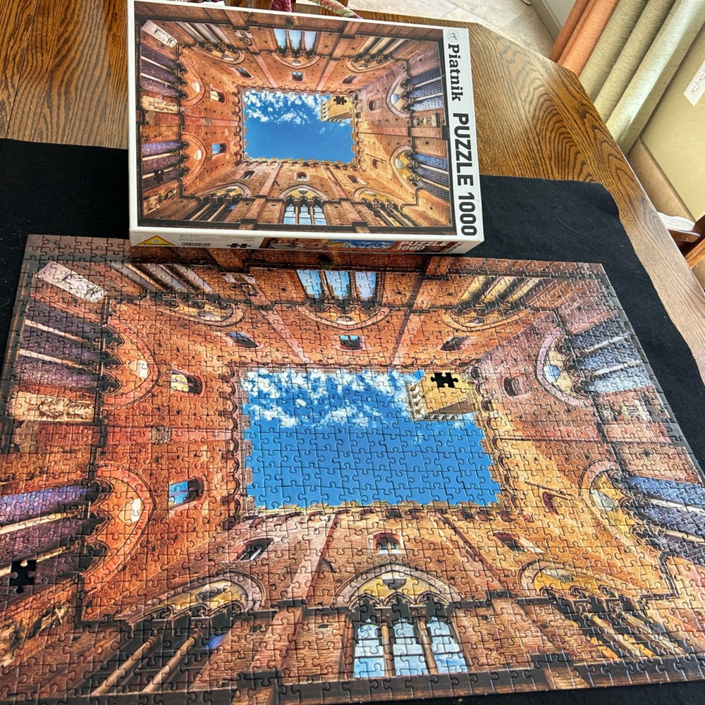 1000 piece puzzle by Piatnik. Palazzo Publico & Torre del Mangia, Sienna 546044